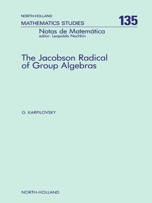 cover image of The Jacobson Radical of Group Algebras
